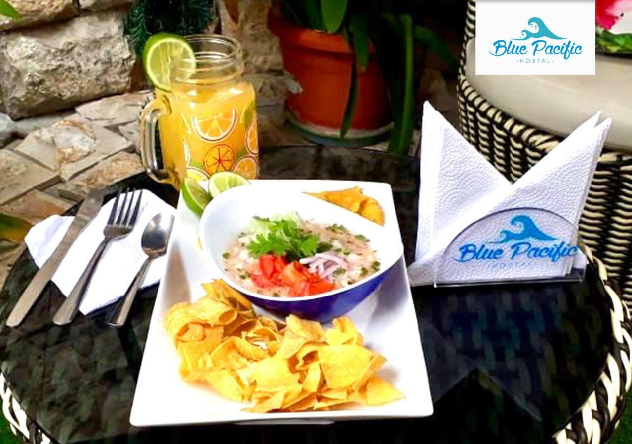 Hostal Blue Pacific Manta Exterior photo