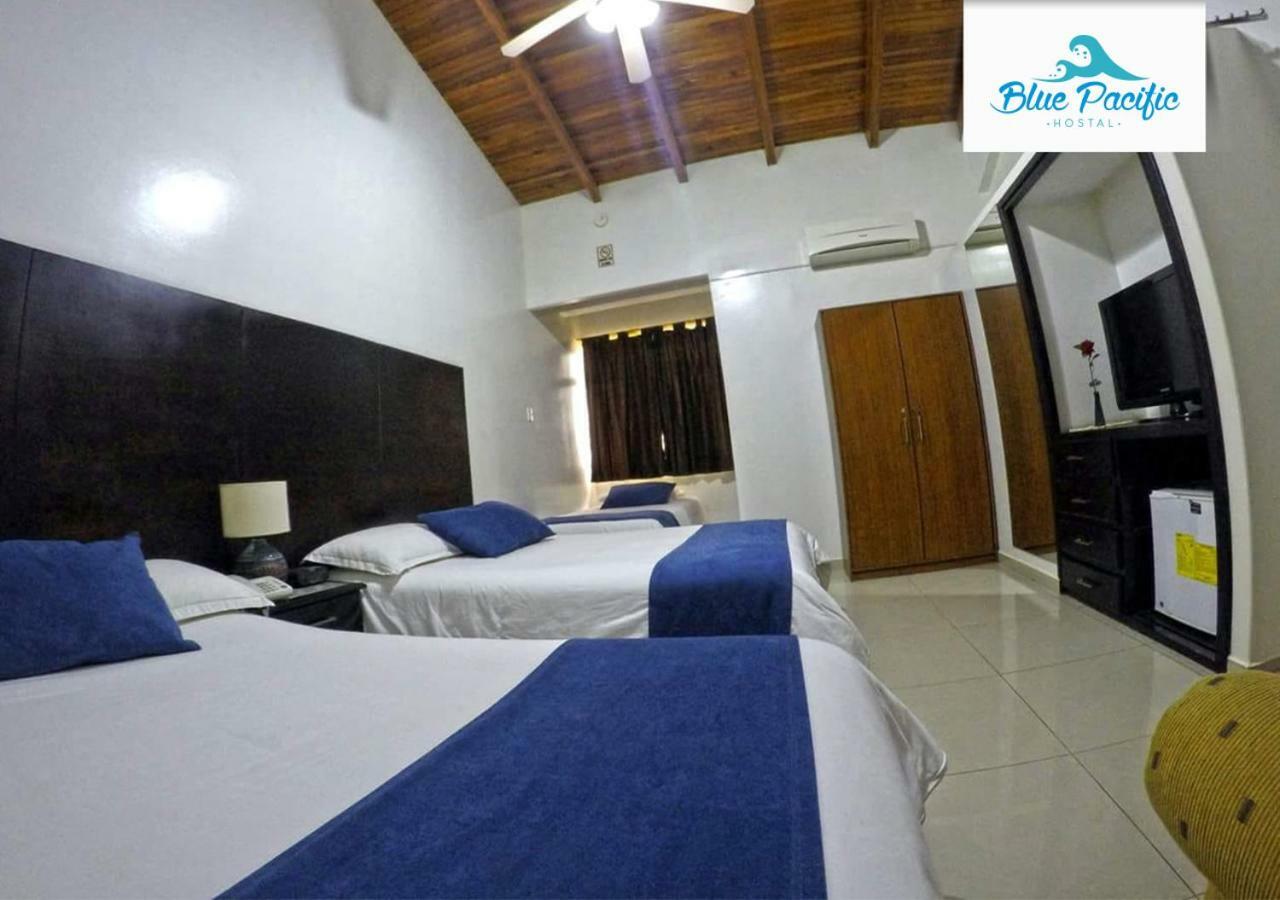 Hostal Blue Pacific Manta Exterior photo